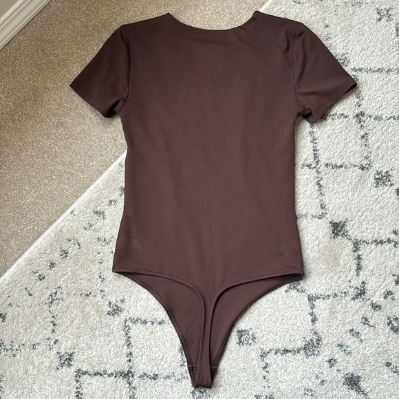 BABATON Chocolate Brown Body Suit Size M worn once. - Picture 3 of 5
